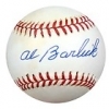 Autographed Baseball Al Barlick