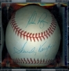 Autographed Baseball Sandy Koufax / Nolan Ryan PSA/DNA (Los Angeles Dodgers / Houston Astros)