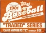1981 Topps Traded Set