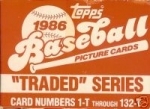1986 Topps Traded Set