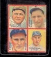 Ed Brandt / Rabbit Maranville / Marty McManus / Babe Ruth (Boston Braves)