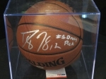 Dwight Howard-Autographed Basketball-PSA (Orlando Magic)