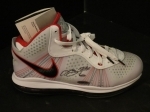 Lebron James-Autographed Shoe Size 8-UDA (Miami Heat)