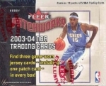 2003-04 Fleer Patchworks - 18 Packs
