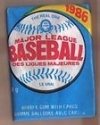 1986 O-Pee-Chee Wax Pack