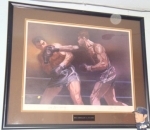 Joe Lewis  / Max Schmeling 18x22 SI Autograph