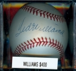 Autographed Baseball Ted Williams PSA/DNA (Boston Red Sox)