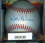 Autographed Baseball Bob Gibson PSA/DNA (St. Louis Cardinals)