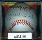 Autographed Baseball Mickey Mantle PSA/DNA (New York Yankees)