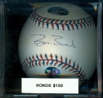 Autographed Baseball Barry Bonds AS (San Francisco Giants)
