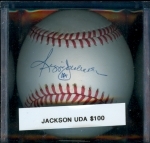 Autographed Baseball Reggie Jackson UDA (New York Yankees)