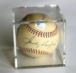 Autographed 1955 Brooklyn Dodgers "Dem Bums" Baseball Sandy Koufax (Brooklyn Dodgers)