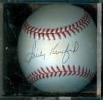 Autographed Baseball Sandy Koufax GAI (Los Angeles Dodgers)