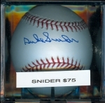 Autographed Baseball Duke Snider PSA/DNA (Brooklyn Dodgers)