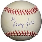 Autographed Baseball George Kell PSA/DNA (Detroit Tigers)