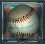 Autographed Baseball Sparky Anderson (Detroit Tigers)