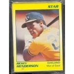 Ricky Henderson Star Set (Oakland Athletics)