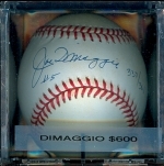 Autographed Baseball Joe DiMaggio PSA/DNA (New York Yankees)