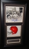 Jim Brown Autographed 8x10 Photo in Shadow Box (Cleveland Browns)