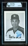 Nolan Ryan 3 x 5 Autograph (Houston Astros)