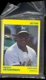 Rickey Henderson Star Set (Oakland Athletics)