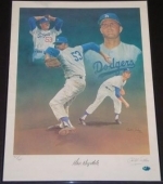 Don Drysdale 16x20 Autographed Pelusso (Los Angeles Dodgers)