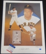 Ralph Kiner 16x20 Autographed Pelusso (Pittsburgh Pirates)