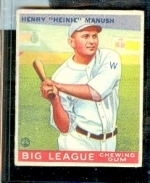 heinie manush (Washington Senators)