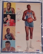 Wilt Chamberlain / Jerry Lucas / Elgin Baylor Autographed Booklet (Philadelphia 76ers)