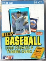 1987 Fleer Box-36 Packs