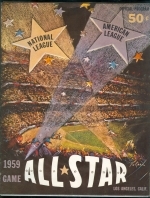 1959 All Star Program los Angeles