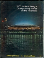 1970 NLCS Program Pittsburgh On the Riverfront (Pittsburgh Pirates)