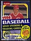 1986 fleer Cello - 36 Packs