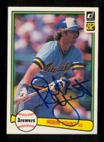Robin Yount Autographed Card (Milwaukee Brewers)