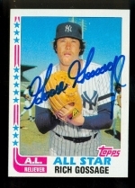 Rich Gossage AS Autographed Card (New York Yankees)
