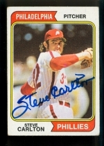 Steve Carlton Autographed Card (Philadelphia Phillies)