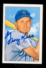 George Kell Autographed Reprint Card (Detroit Tigers)