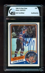 Paul Coffey Autographed Card (Edmonton Oilers)