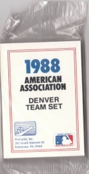 1988 Denver Zephyrs Team Set (Denver Zephyrs)