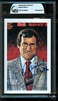 Dean Smith Autographed Postcard (North Carolina)