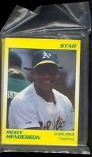 Rickey Henderson Star Set (Oakland Athletics)