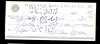 Signed Checks