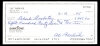 Al Barlick Signed Check (Umpire)