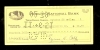 Ty Cobb Signed Check - Salt Lake (Detroit Tigers)