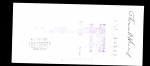 Thomas Henrich Signed Check (New York Yankees)