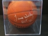 James Worthy-Autographed Basketball-Hall Of Fame Sports (Los Angeles Lakers)