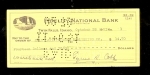 Ty Cobb Signed Check - Salt Lake (Detroit Tigers)