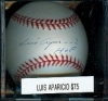 Autographed Baseball Luis Aparicio-HOF-GAI (Chicago White Sox)