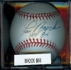 Autographed Baseball Lou Brock-HOF 85-GAI (St. Louis Cardinals)