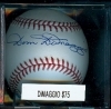 Autographed Baseball Dom DiMaggio